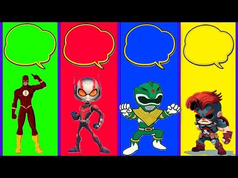 Super Hero Collection Deadpool, Captain Avengers Team Spiderman Vs The Flash | LIVE ACTION STORY