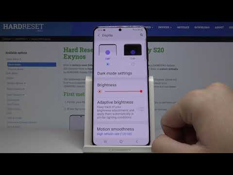 How to Activate Auto-Brightness in SAMSUNG Galaxy S20 – Adaptive Brightness