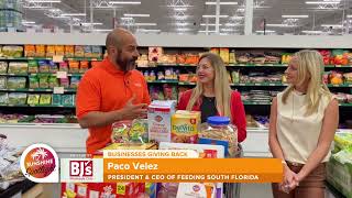 BUSINESSES GIVING BACK: BJ’s Wholesale Club Opens in West Palm & Donates $75K to Feed Local Families