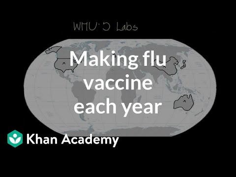インフルエンザワクチンを毎年作る (Making Flu vaccine each year)