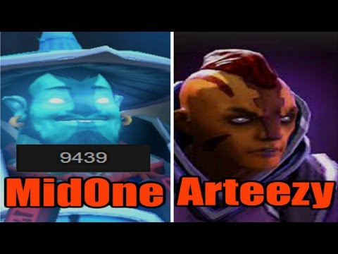 Dota 2 - MidOne Storm Spirit 9439 MMR NEW WORLD RECORD vs Arteezy Antimage (FUNNY TRASHTALK)