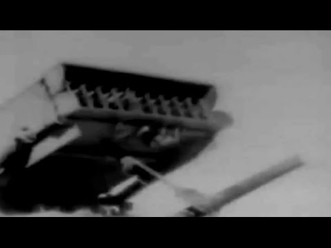 Demolition Rocket Launcher T-40 Mounted on Sherman Tank Demonstration WW2