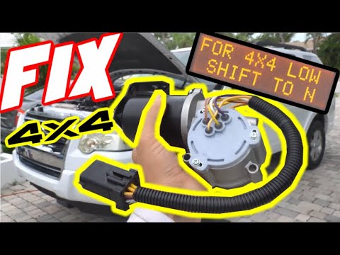 How to Replace 4x4 Transfer Case Shift Motor 06-10 Ford Explorer