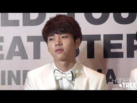130830 INFINITE OGS in JAKARTA press conference 우현 ♥