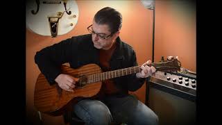 Video thumbnail for Ghost Riders in the Sky - Fingerstyle Guitar in the style of Chet Atkins. LAG Acoustic T98PE by Russ V. Guitar