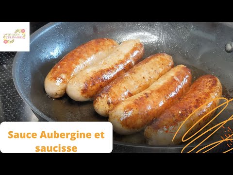 Aubergine sauté façon ratatouille avec saucisse I un régal I @Voyages Culinaires