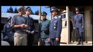 "The Great Escape" - Kommandant's Arrest - Hannes Messemer, Steve McQueen