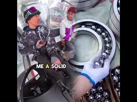 Scared these guys off the lift😂 #prankcall #gondola #chairlift #skiing #snowboarding #skiresort