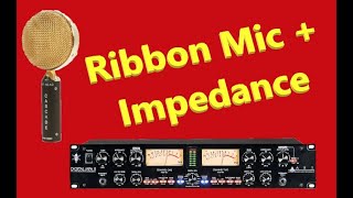 Video thumbnail for Ribbon Mic - Impedance Test (Cascade FatHead + ART Digital MPA II) by REDtone Studio