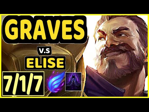 REVOLTA (GRAVES) vs ELISE - 7/1/7 KDA JUNGLE GAMEPLAY - BR Ranked GRANDMASTER