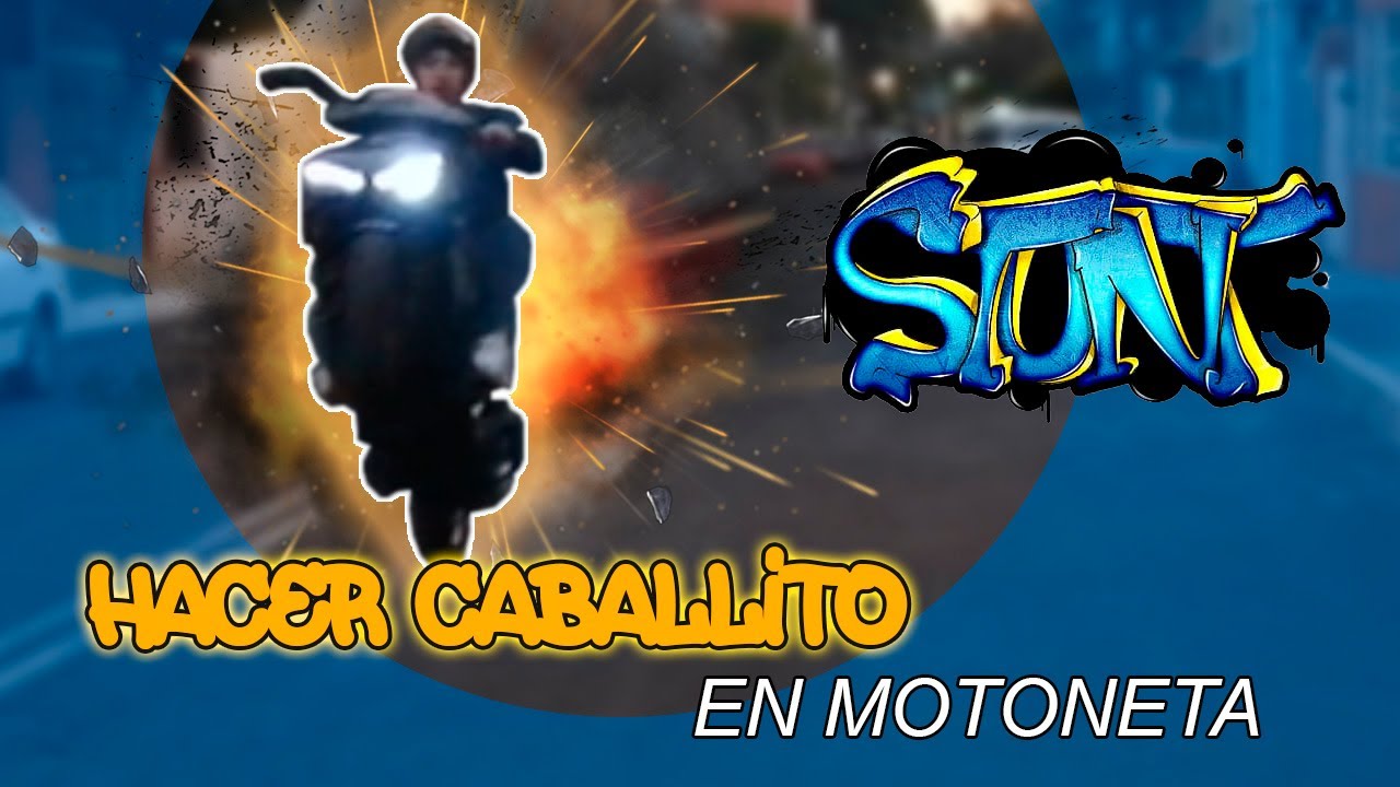 COMO HACER CABALLITOS EN MOTONETA | STUNT EN MOTONETA | DANNO GARCIA
