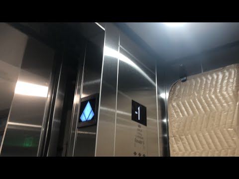 Kone Traction Elevator @ The New 50th & France Central Garage in Edina, MN