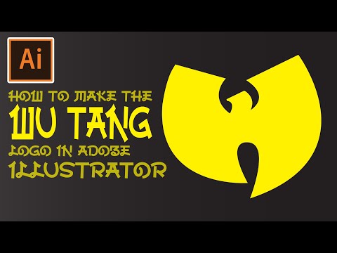 How to design the Wu Tang Clan Logo - Adobe Illustrator Tutorial for Beginners