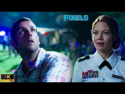 Adam Sandler’s First Battle vs Aliens | Pixels (2015)