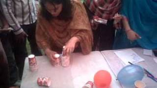 preview picture of video 'Cups Arranging Task by Mam Nudrat - Minute to Win it task -SKANS Funfair 2011'