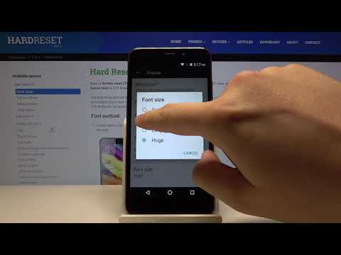 How to Adjust Text Size in ZTE NUBIA N1 LITE – Change Font Size