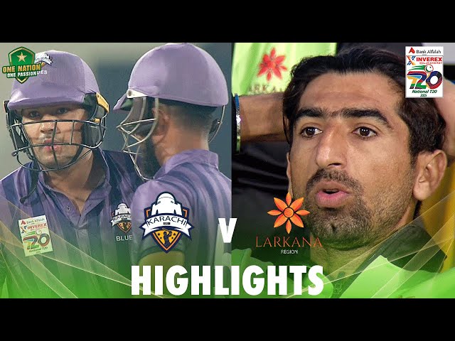 Full Highlights | Karachi Blues vs Larkana | Match 4 | National T20 Cup 2025 | PCB | MA2A