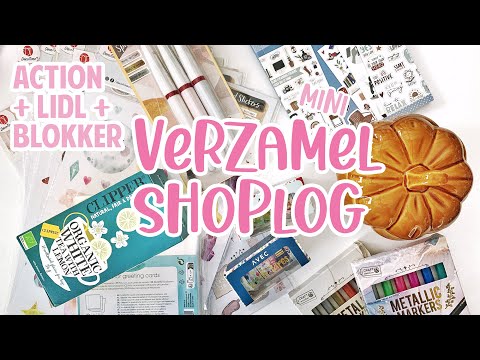 verzamel SHOPLOG! Action, Lidl, Blokker | knutselen, herfst, creatief... budget shoppen haul