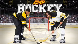 AMP PLAYS HOCKEY