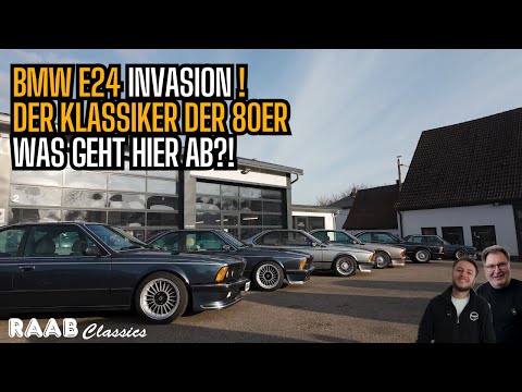 BMW E24 INVASION 🤯 at RAAB CLASSICS!