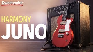 Video thumbnail for Harmony Juno Electric Guitar Demo by Sweetwater