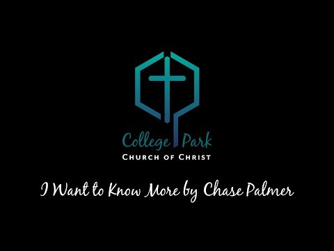 I Want to Know More by Chase Palmer
