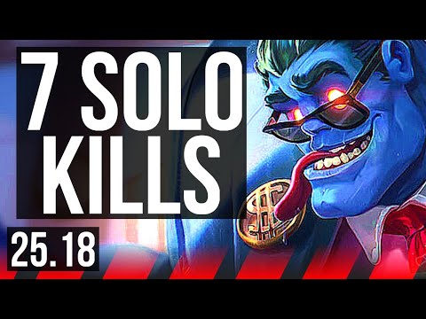 DR. MUNDO vs DARIUS (TOP) | 7 solo kills, Legendary | KR Master | 25.18