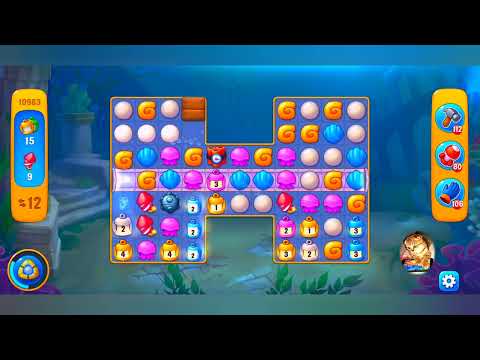 фишдом 2022  #  10983 уровень - прохождение без бустеров # Fishdom,   10983  level - no Boosters.