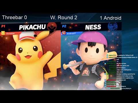 CWA Wifi Weekly #47 Android (Ness) Vs  Threebar (Pikachu) Winners Round 2