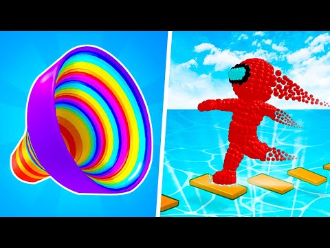 MAX LEVEL in Level Up Circles, Sandman Race Pixel - Mobile Games Walkthrough (New Update)