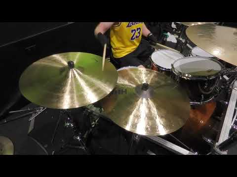 Sabian 22" HHX Complex Medium Ride vs Sabian 22" HHX Legacy Heavy Ride sound comparison cymbal demo
