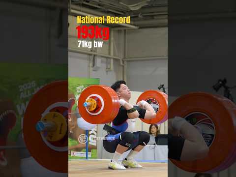 Miyamoto breaks another national record! Does it while cutting down to 71kg #olympicweightlifting