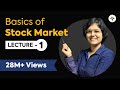 Basics of Stock Market For Beginners  Lecture 1 By CA Rachana Phadke Ranade