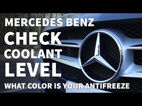 Mercedes Check Coolant Level Warning – Checking and Adding Antifreeze Coolant 2015 Mercedes C300