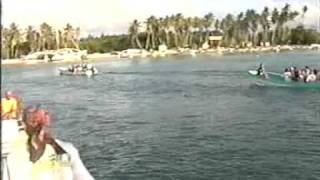 preview picture of video 'En el catamarán, después de La Romana/Dominik.república'
