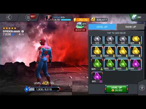 MCOC: Spiderman Stark Enhanced 5 Star Rankup r4