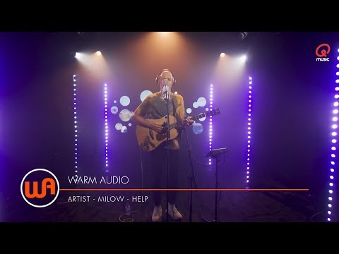 Warm Audio // Milow "Help" - Live bij Qmusic  |  WA-47 & WA-14