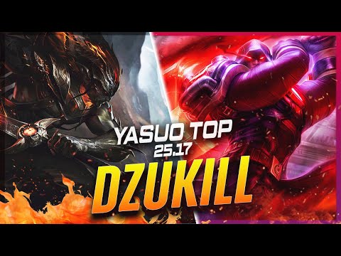 Dzukill - Yasuo vs Jayce TOP Patch 25.17 - Yasuo Gameplay