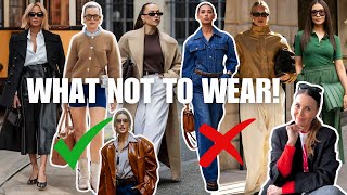 Fall 2025 Fashion Trends To Avoid & What To Wear Instead!
