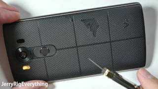 LG V10 Durability Test - Scratch, Burn, and Bend Tested
