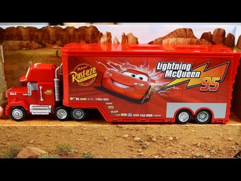 Mack Truck Play Set / Ciężarówka Maniek Transporter - Story Sets - Disney Cars - Mattel - CDN64