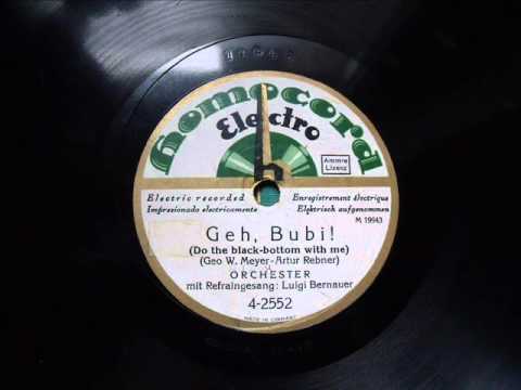 Geh, Bubi ! Do the black-bottom with me - HOMOCORD - 1928