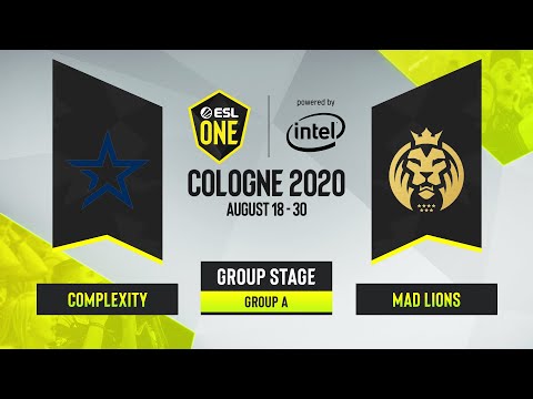CS:GO - Complexity vs. MAD Lions [Overpass] Map 1 - ESL One Cologne 2020 - Group A - EU