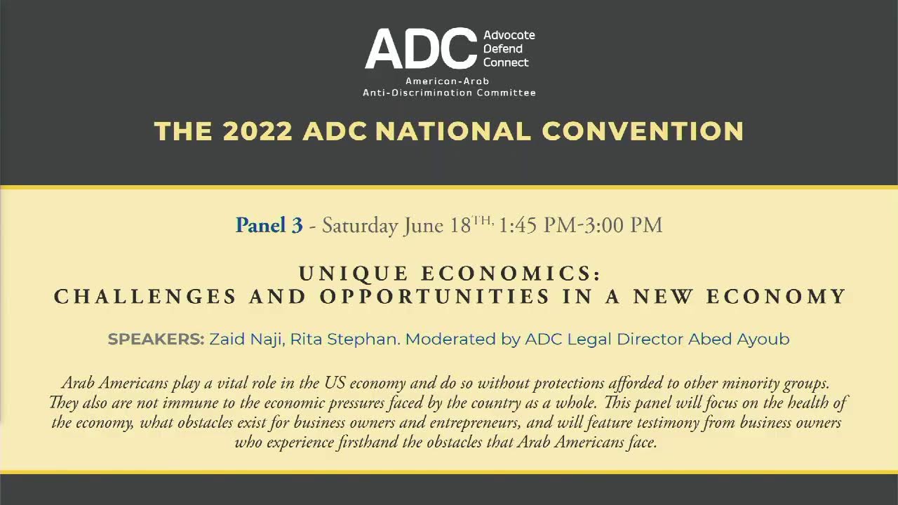 2022 ADC National Convention: Panel 3