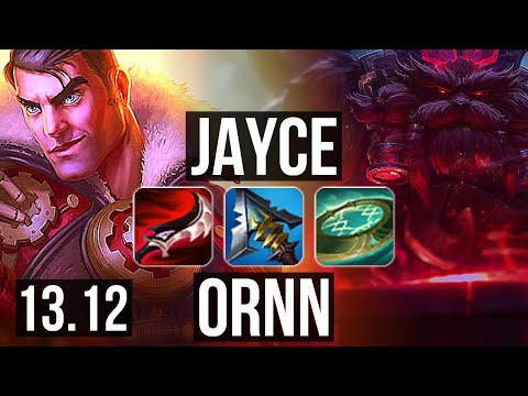 JAYCE vs ORNN (TOP) | 15/1/6, 700+ games, Legendary | NA Master | 13.12