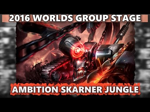 Ambition's Skarner back in play | Worlds 2016 RNG vs SSG
