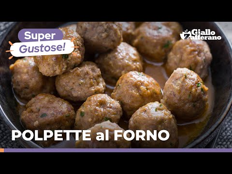 BAKED MEATBALLS: so soft and delightful! Authentic Italian recipe! 😍