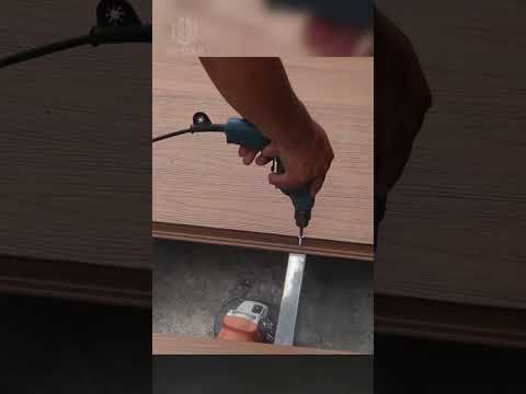 wpc seamless decking,easy install & clean #wpc #wood #decking