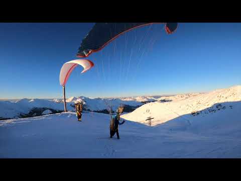 Gleitschirm-Ausbildung Flugschule Air-Davos Winter 2020/2021