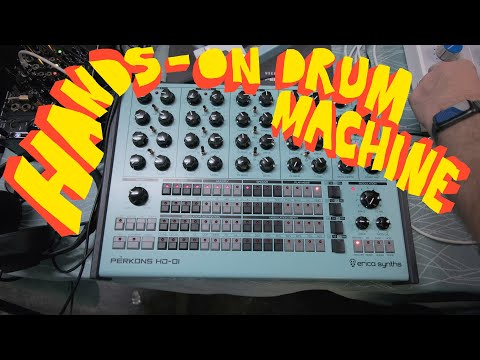 Erica Synths Perkons HD-01 - Hands On Drum Machine - #namm2024